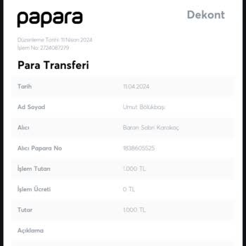 BahseGel Paramı İade Etsinler