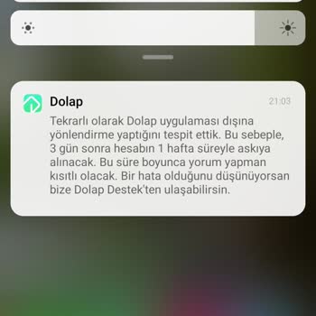 Dolap Sebepsiz Yere Yorum Engeli Verdi Şikayetçiyim Haksızlık!
