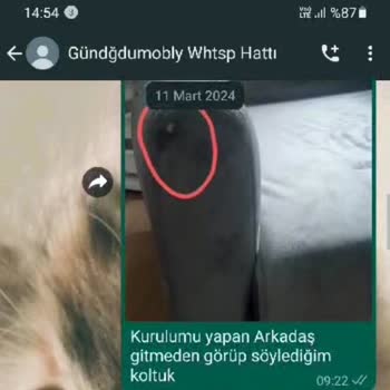 Maltepe Gündogdu Mobilya Aldığım Koltuk Takımı Teşhir Ürün Gönderdiler