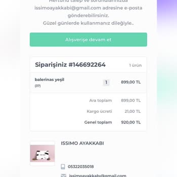 İssimo Ayakkabı Güvensiz Alışveriş Sitesi