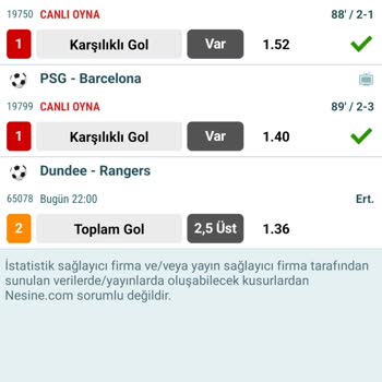 Nesine Bu Ertelen Maçlara Ödemesinde Çözüm Bulun