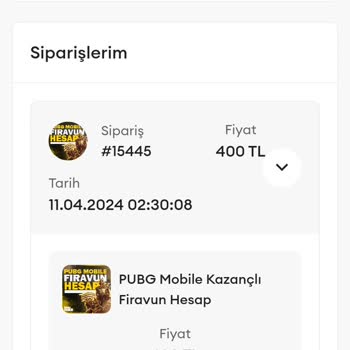 PUBG (Pubgmobile.com) Hesap Teslim Edilsin Acil