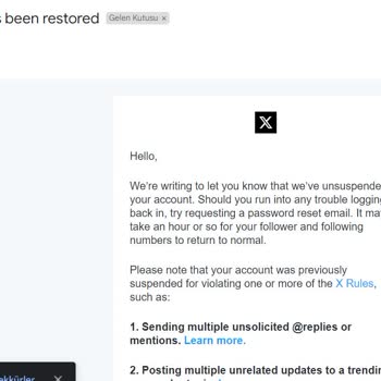 Twitter X Hesabı Açtık Demesine Rağmen Açmıyor