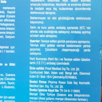 Sağlık Bakanlığı Proofit Damla Acı İçilmiyor