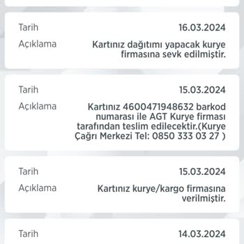 Ziraat Bankası Ziraat Bankkart Teslimat Gecikmesiyle Yaşanan Mağduriyet