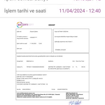 Geofind Paramı Geri İstiyorum