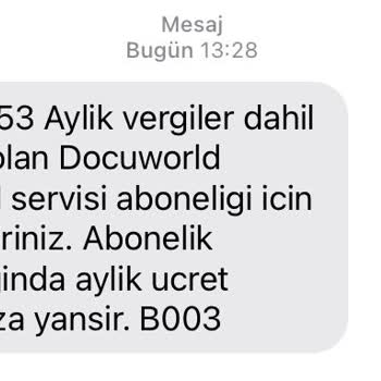 1240 Vodafone Docuworld Zoraki Üyelik