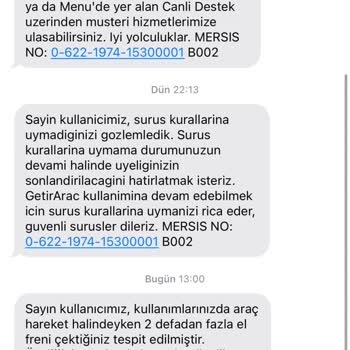 GetirAraç Getir Araca Yakışmayacak Bir Davranış