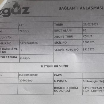 İzgaz Hat Kutu Talebi