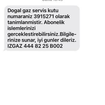 İzgaz Hat Kutu Talebi