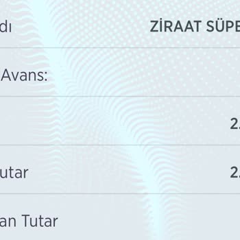 Ziraat Bankası Harçlık Avansımı Kullanamıyorum