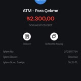 Yapı Kredi Bankası ATM Para Çekiminde Yaşanan Sorun!