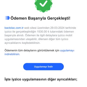 Bactolac Ücret İadesi Yapılmadı