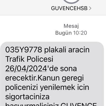 Güvence Hesabı Güvencehsb Sen Gelen Üzerime Kayıtlı Olmayan Araba İçin Trafik Sig