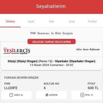 Hizmet Kusuru Ve Mağduriyet: Yeşil Erciş Seyahat Deneyimi