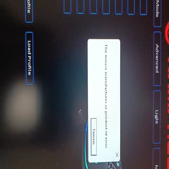 Rampage 'The Mouse Manufacturer Or Product Id Error' Hatasını Alıyorum