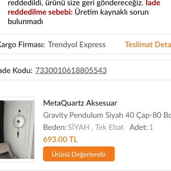 MetaQuartz Aksesuar (metasery) Metaquartz Saat Sorunu