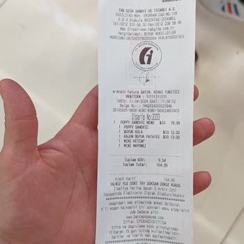 Popeyes Kasıtlı Olarak Yanlış Ürün Girme