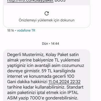 Vodafone'un İzinsiz Ücret Kesintisi Ve İlgisizliği