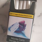 Monte Carlo Slender Dark Blue Makine Yağlı İzmaritler
