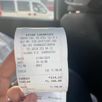 Divan Lokantası (Bursa) Çanakkale Yolculuğunda Hayal Kırıklığı