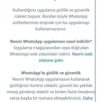 WhatsApp Erişim Sorunu: Resmi Uygulamada Giriş Engeli