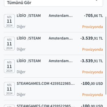 Steam Hesabımdan İzinsiz Para Çekilmesi