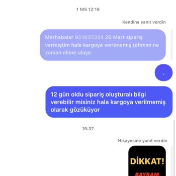 BG1 Sportive Siparişim Gelmedi Siparişi Gelen Var Mı