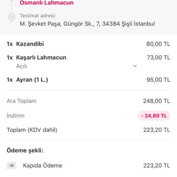 Yemek Sepeti Şikayet