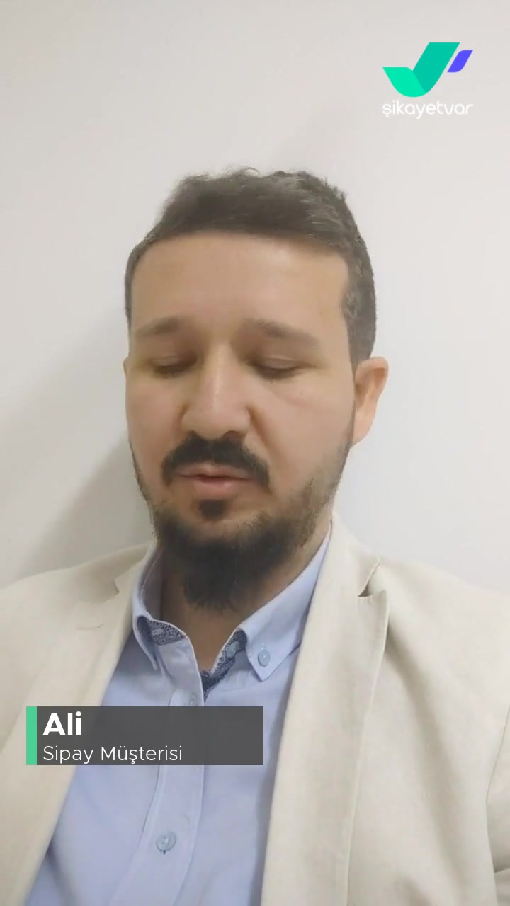 Sipay Elektronik Para Ve Ödeme Hizmetleri Mağduriyeti! videonun kapak resmi