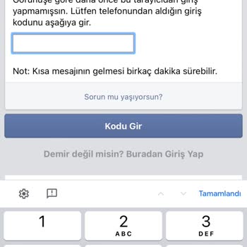Facebook Giremiyorum Lütfen Yardımcı Olur Musunuz