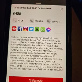 Vodafone Tarife Teklifleri Hakkında