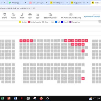 Devlet Opera ve Balesi Bale Bileti Bulamıyoruz. Online Ve Gişe Biletleri Ayrılsın.