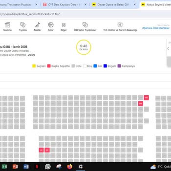 Devlet Opera ve Balesi Bale Bileti Bulamıyoruz. Online Ve Gişe Biletleri Ayrılsın.
