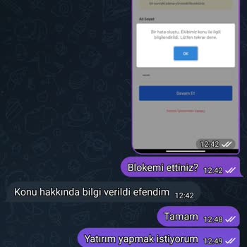 Telegram Fast Para Yatırımı Yaptırdılar Ama Siteye Geçirmediler.