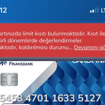 QNB Finansbank Kart Kısıtlaması Ve Yanıltıcı Bilgilendirme Sorunu