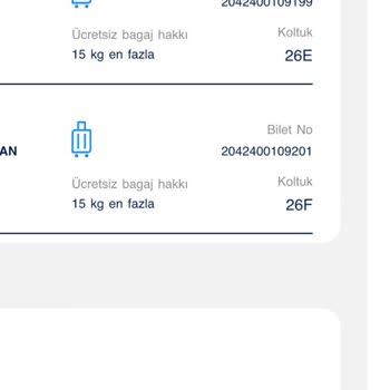 Ajet (Anadolu Jet) Farklı Koltuklarda Check-in Yaptı, Ancak Ekstra Ücret Ödemiştim