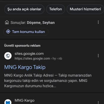 MNG Kargo Kargo Takibi Yaparken Mağduriyet Yaşadım