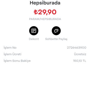 Papara Hesabımda İzinsiz Para Çekimi