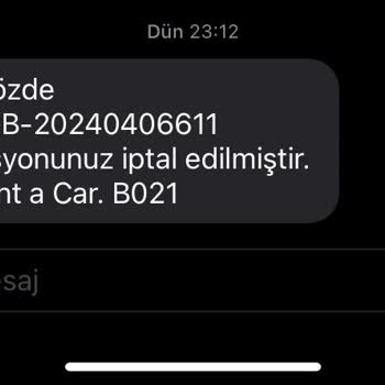 Avec Rent A Car Müşteriden Fazla Para İsteme Aracı İptal Etme