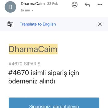 Dharmacaim Siparişim Hakkında Hala Geri Dönüş Alamadım