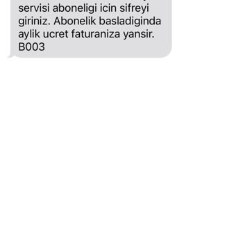 Vodafone Onayım Olmadan Gelen Mesaj