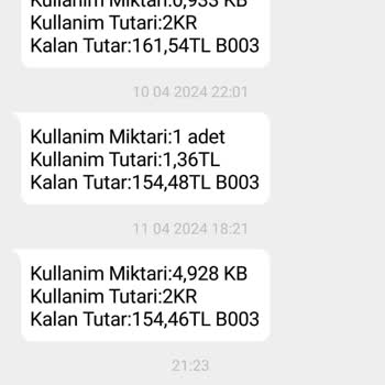 Vodafone Tl Bakiyemi Tırtıklıyor
