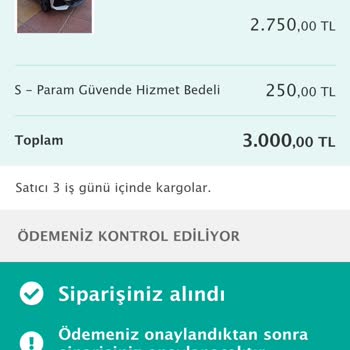 Sahibinden Param Güvende İle Alışveriş Yaptım Sandım Aldatıldım