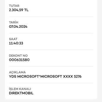 Microsoft Habersiz Para Çekti