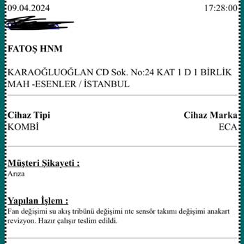 Çalışkan Kombi Servis Kombi Arızası Tamiri