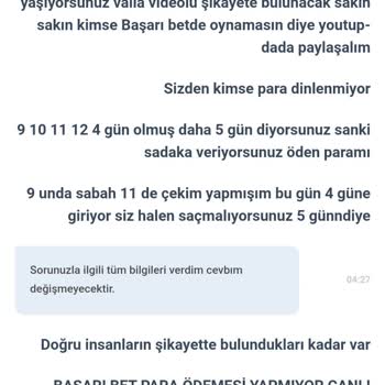 Başarı Bet Ödeme Yapmıyor