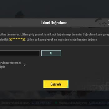 PUBG Hesap Erişim Problemi Ve Güvenlik Endişesi