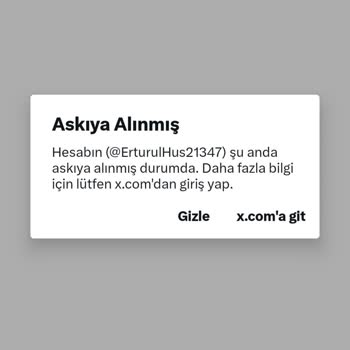 Twitter Askıya Alınan Hesabımın Tekrar Açılması