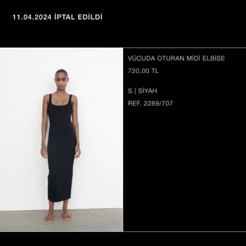Zara Stokta Olmayan Ürünü Satıp 10 Gün Boyunca Para İadesi Yapmıyor